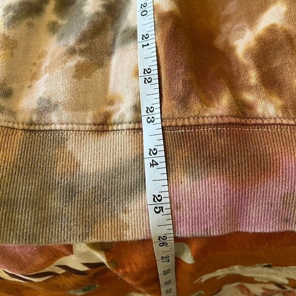 Wild Fable Tie Dye Crew Neck Cotton Retro Bohemian Sweatshirt Top Lounge Wear - Picture 7 of 7